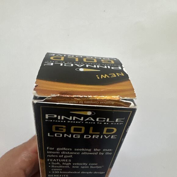 New Pinnacle Gold Long Distance Golf Balls 6 Pack 2 Sleeves EUC - Picture 6 of 10